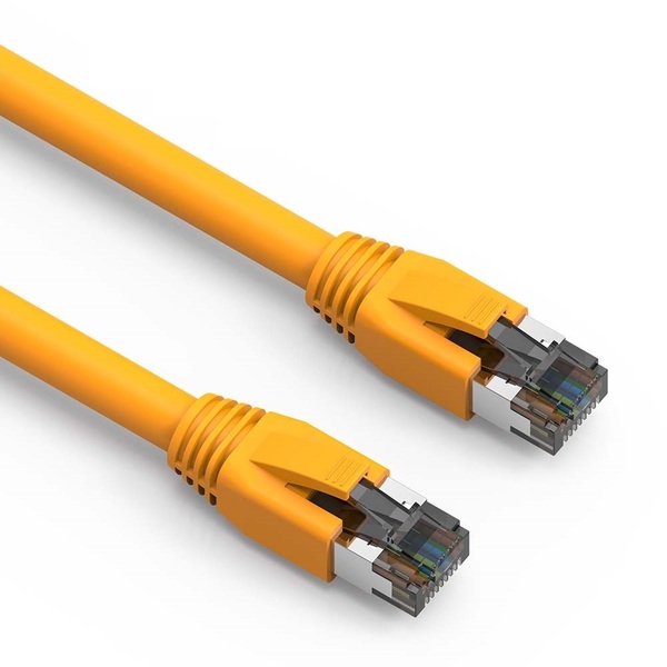Bestlink Netware CAT8 S/FTP Ethernet Network Cable 24AWG 2GHz 40G- 3ft- Yellow 100353YW